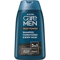 AVON care Men 3-in-1 Shampoo & Duschgel mit Aktivkohle