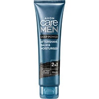 AVON care Men Aftershave-Balsam & Feuchtigkeitspflege mit Aktivkohle
