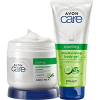 AVON care Kühlendes Körperpflege-Set mit Aloe & Gurke 2-teilig 