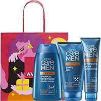 AVON care MEN Essential Pflege-Set 3-teilig + Geschenktasche