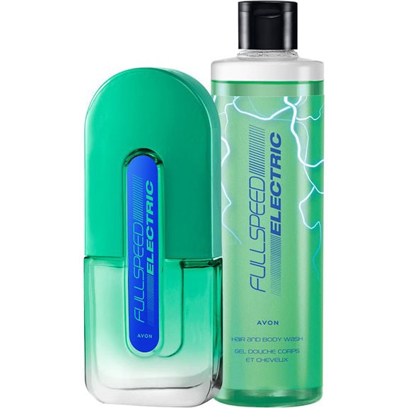 AVON Full Speed Electric + Shampoo & Duschgel Set