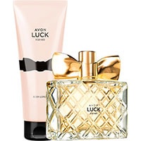 AVON Luck Eau de Parfum für Sie + Körperlotion Set