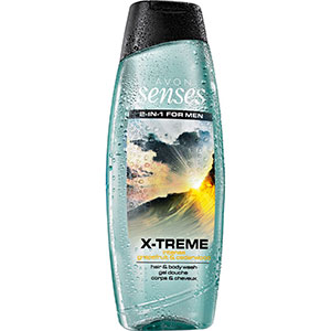 AVON senses Xtreme 2-in-1 Shampoo & Duschgel 500 ml